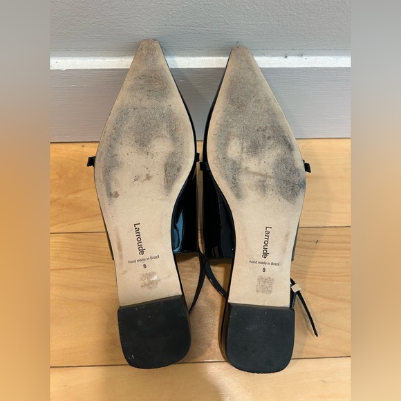 Larroude Ines Flat in Black Patent (Size 8) - Picture 10 of 11
